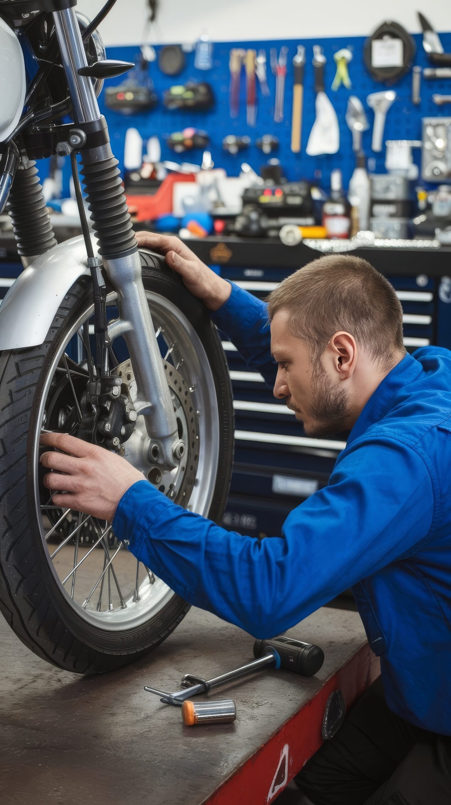 Mécanicien moto compétent